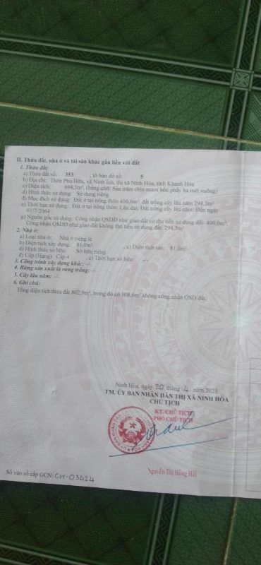 Bán Nhà Đất Ninh Hòa