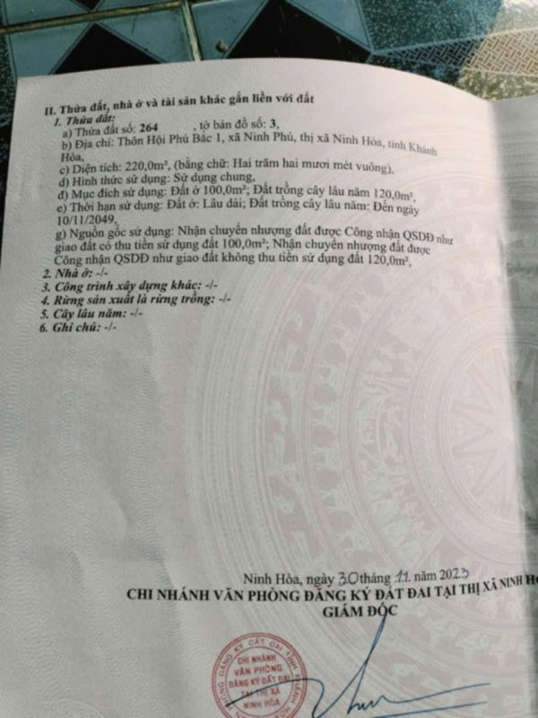 Bán Nhà Đất Ninh Hòa